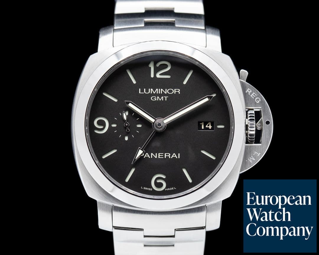 Image of Panerai Luminor 1950 3 Days GMT SS / SS Bracelet