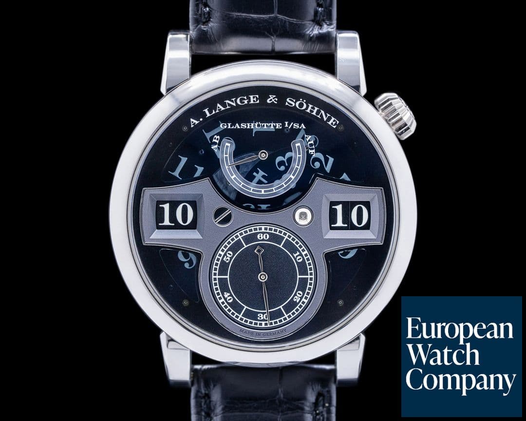 Image of A. Lange and Sohne Zeitwerk 140.035 "Phantom" Lumen Platinum RARE