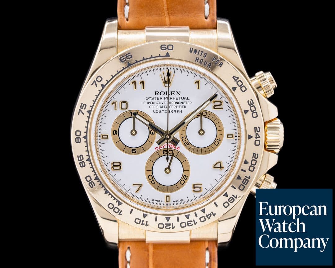 Image of Rolex Daytona 116518 18K YG/ White Dial 