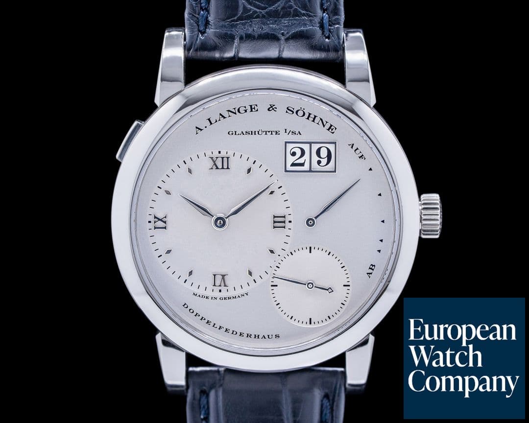 Image of A. Lange and Sohne Lange 1 101.025 Platinum "STEALTH" Silver Dial