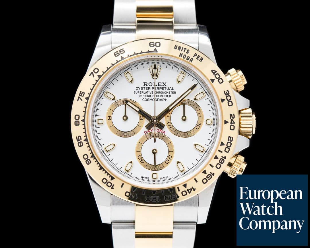 Image of Rolex Daytona White Dial 18K Yellow Gold / SS 2019
