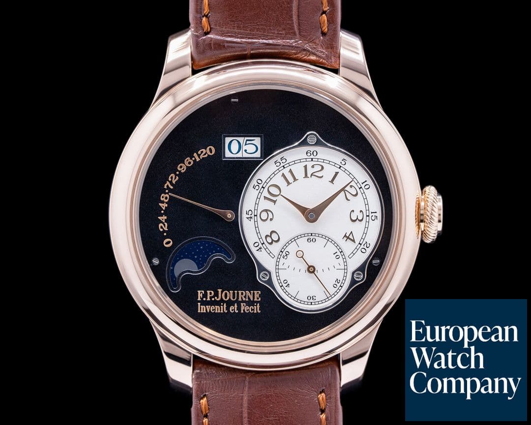 Image of F. P. Journe Octa Lune Automatic 18k RG / Black Dial 42MM BOUTIQUE EDITION RARE