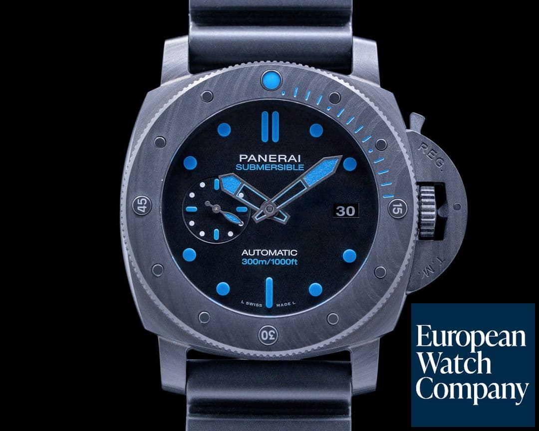 Image of Panerai Submersible PAM01616 Carbotech 47mm 3 Days Automatic UNWORN