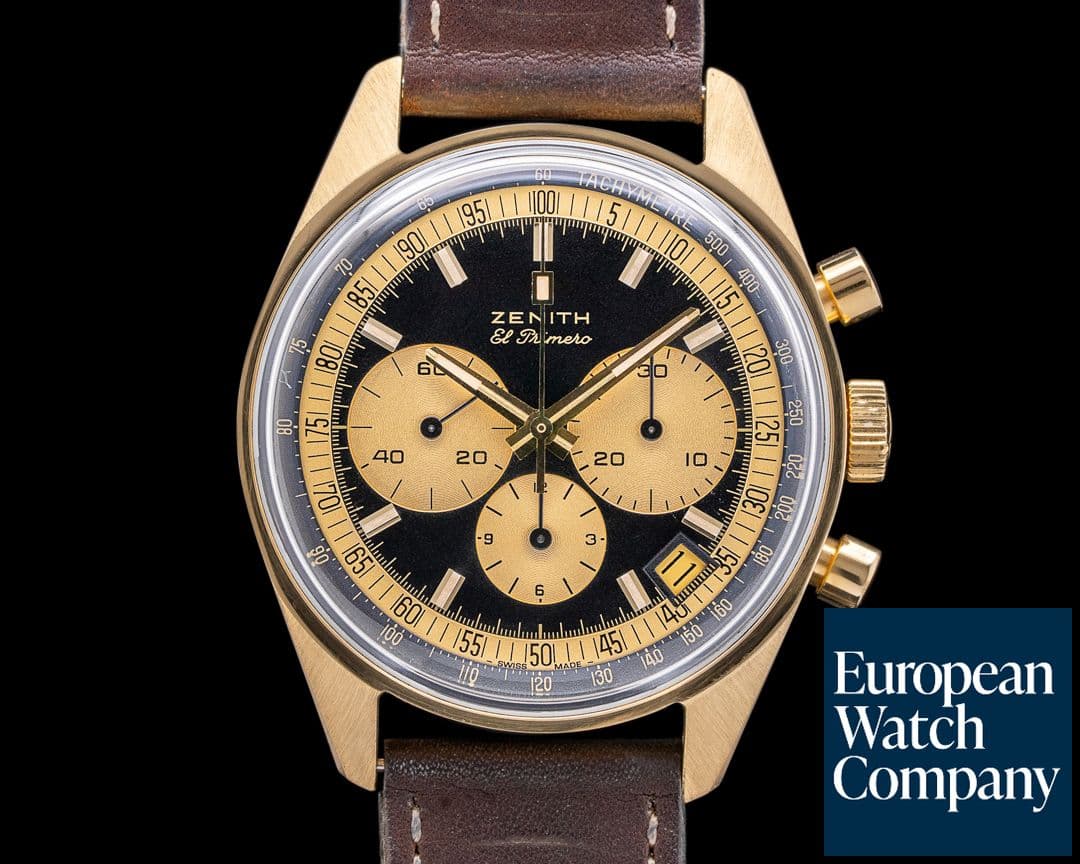 Image of Zenith El Primero A386 Limited Edition for Phillips / Bacs & Russo 18k YG