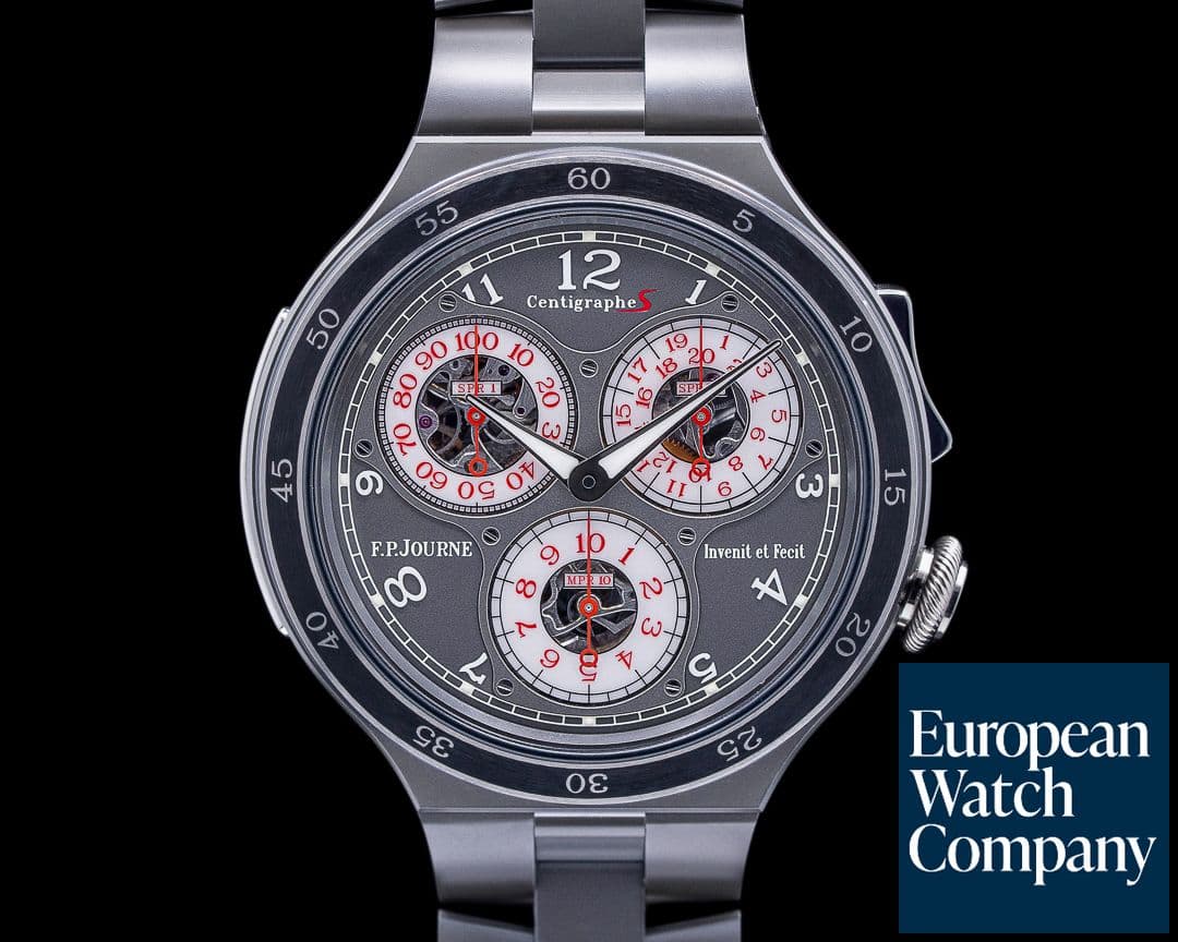 Image of F. P. Journe Centigraphe CTS2 LineSport Titanium / Bracelet 2024 FPJ SERVICE