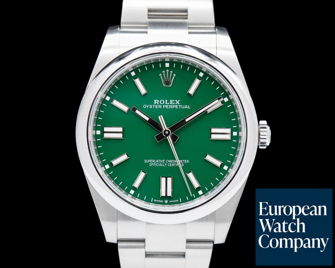 Image of Rolex Oyster Perpetual 124300 41mm SS / Green Dial 