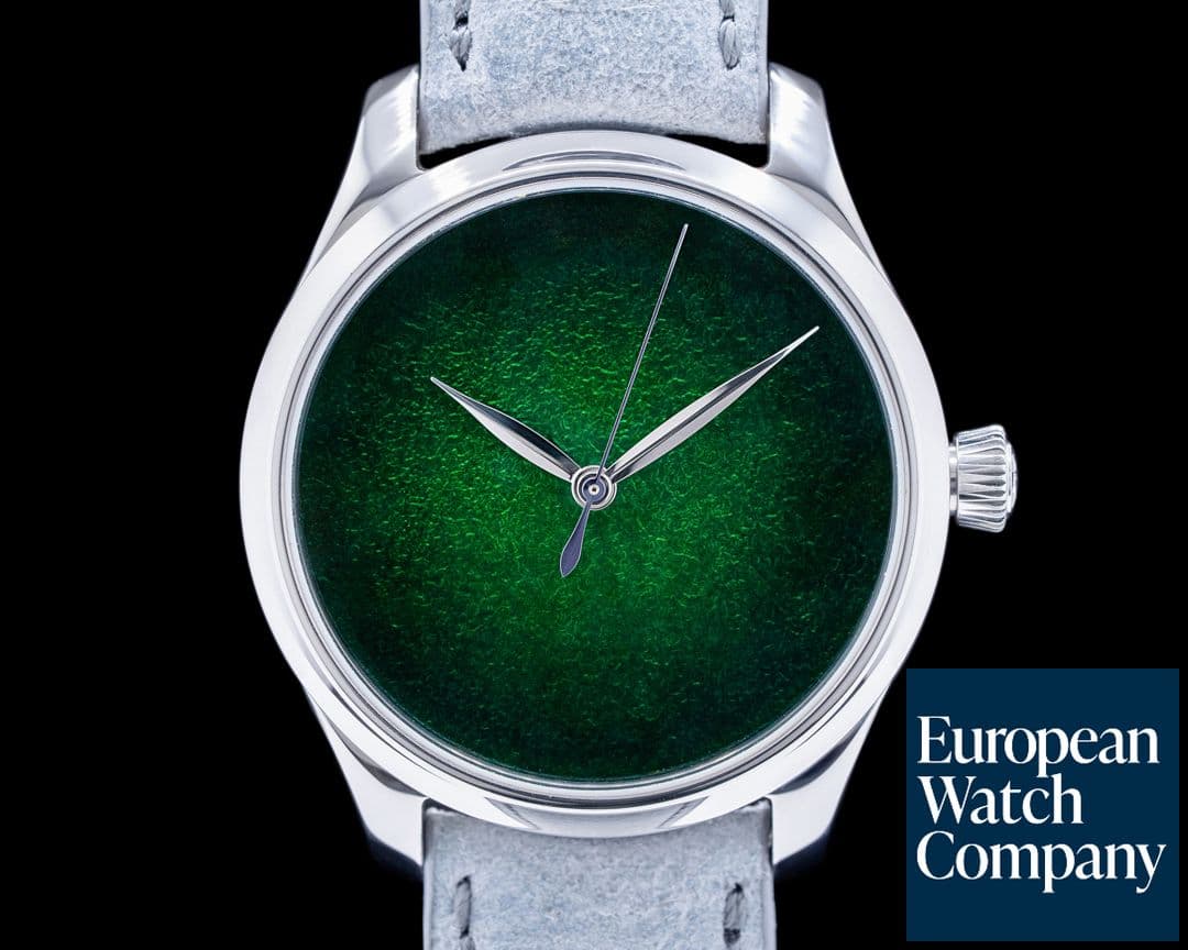 Image of H. Moser and Cie. Endeavour Centre Seconds Concept "Lime" Green Dial 