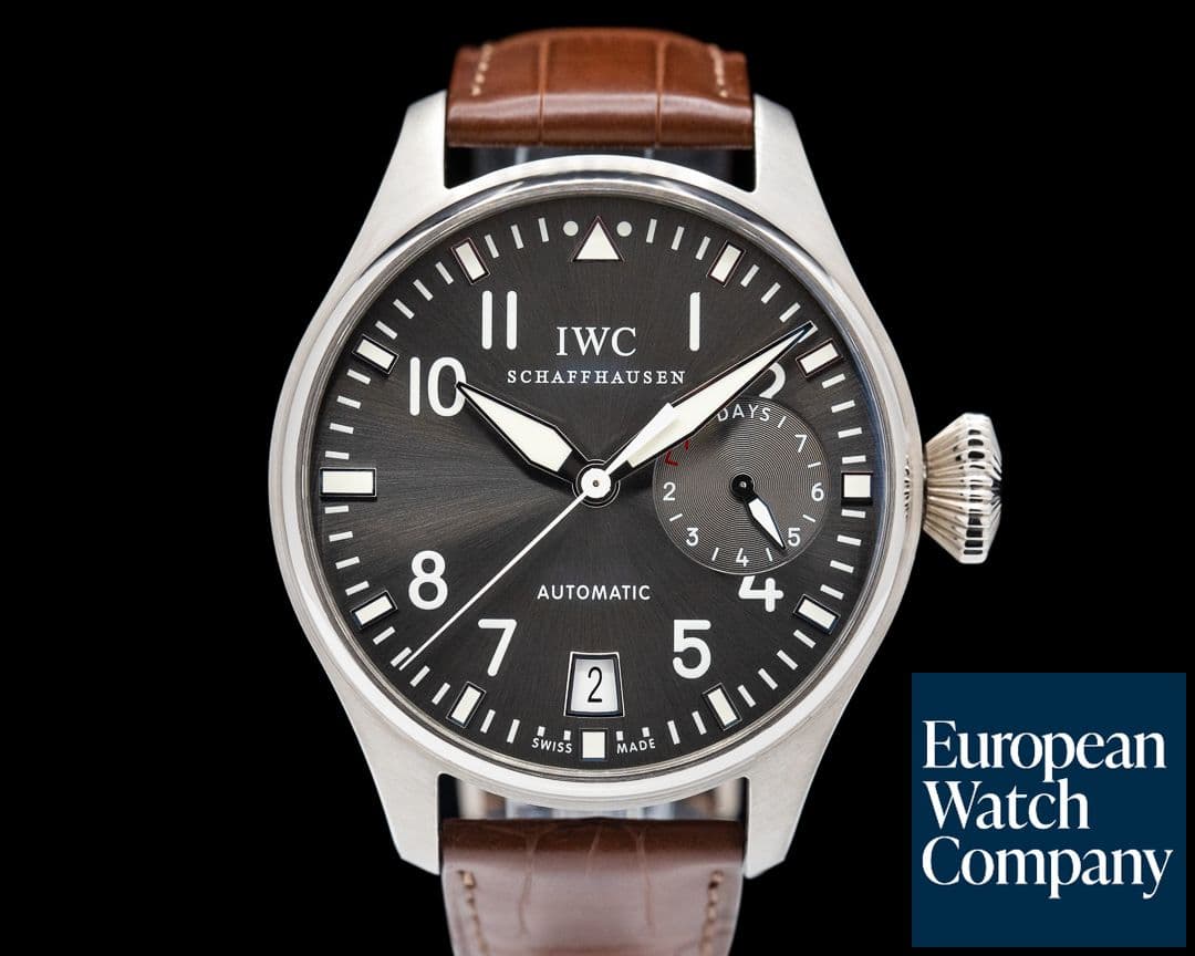 Image of IWC Big Pilot Grey Dial 18K White Gold

