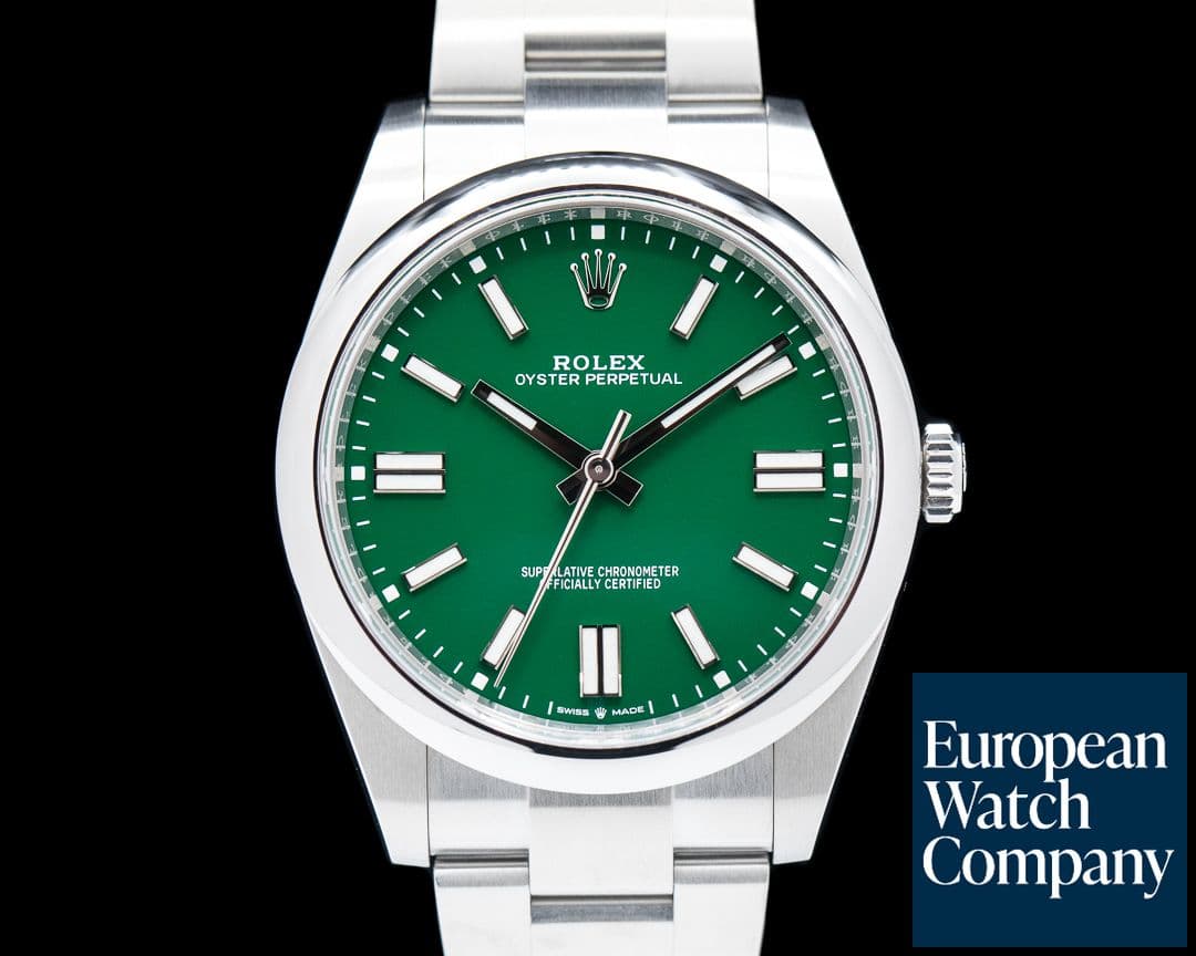 Image of Rolex Oyster Perpetual 124300 41mm SS / Green Dial 