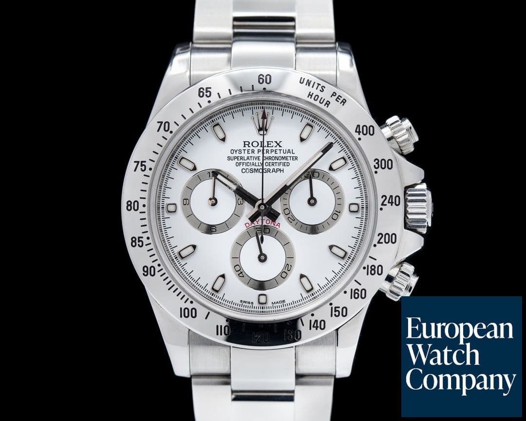 Image of Rolex Daytona 116520 White Dial SS