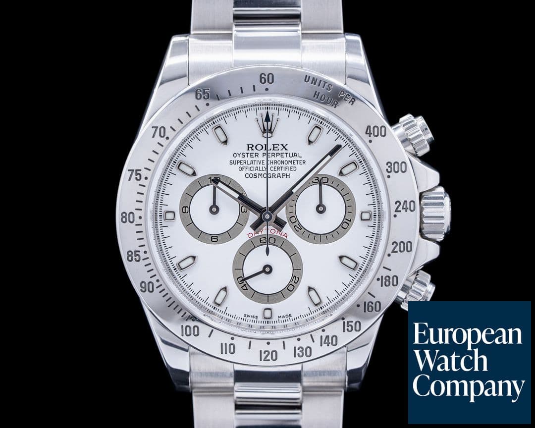 Image of Rolex Daytona 116520 White Dial SS