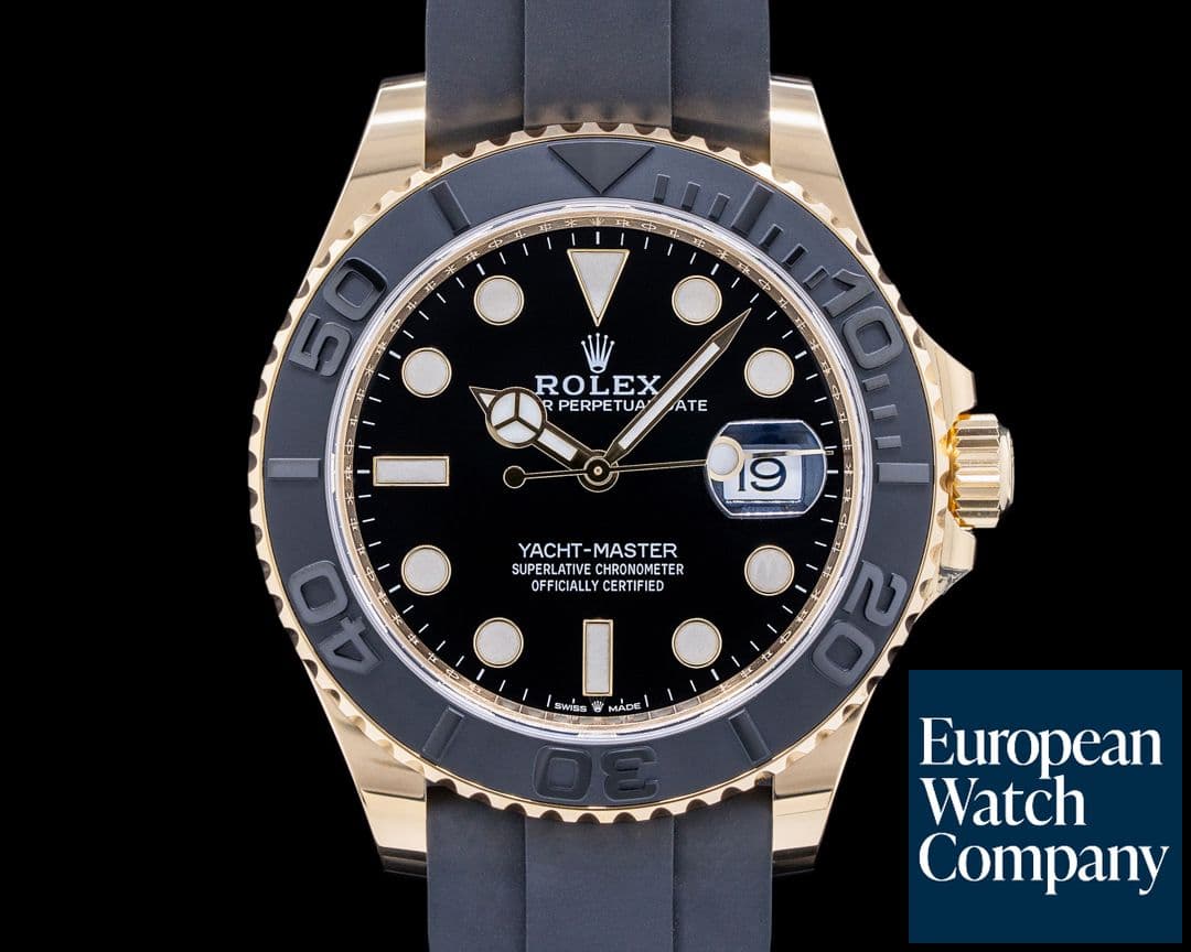 Image of Rolex Yacht Master 18K Yellow Gold / Rubber 42MM 2022