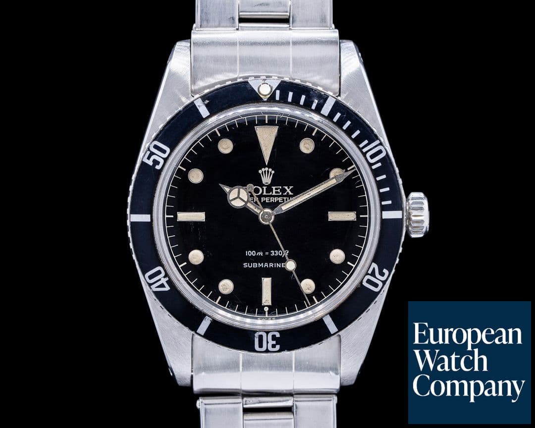 Image of Rolex 5508 Small Crown Gilt Submariner / GLOSSY "Exclamation" Dial 