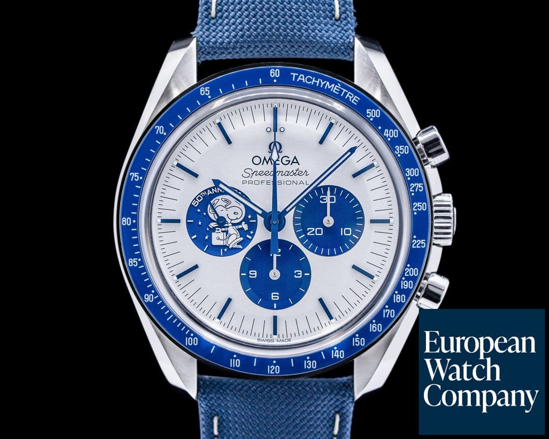 Image of Omega Speedmaster Silver Snoopy Award 50th Anniversary UNWORN
