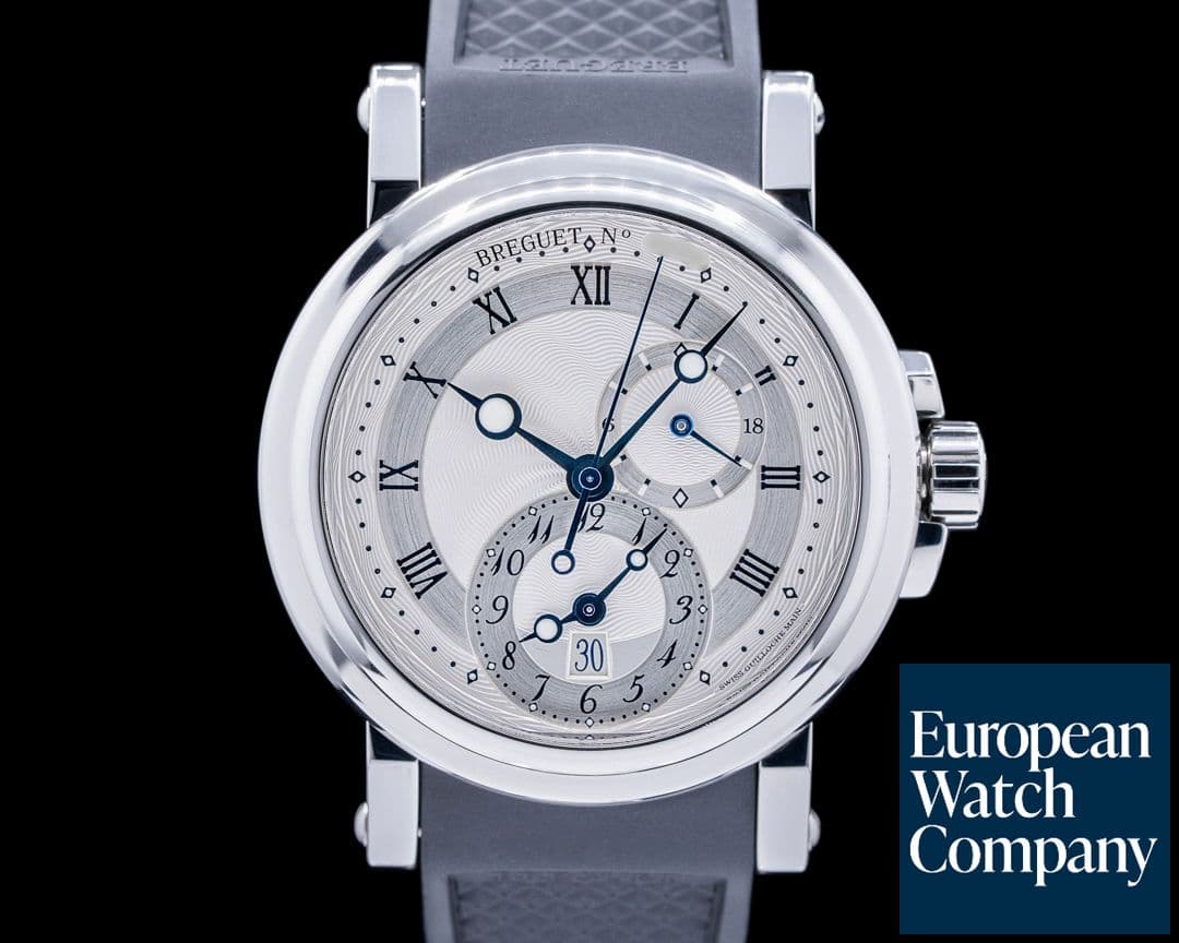 Image of Breguet Marine 5857ST Dual Time SS / Rubber 