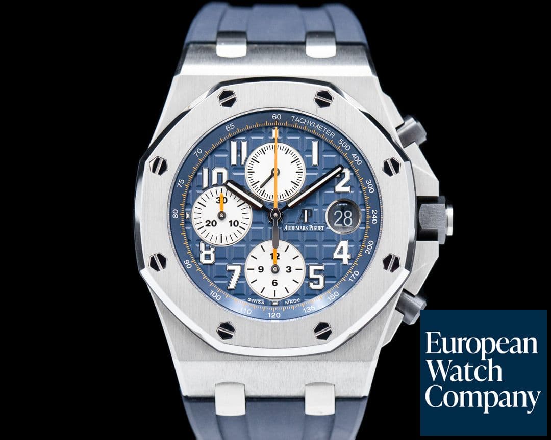 Image of Audemars Piguet Royal Oak Offshore Blue Dial SS / Rubber