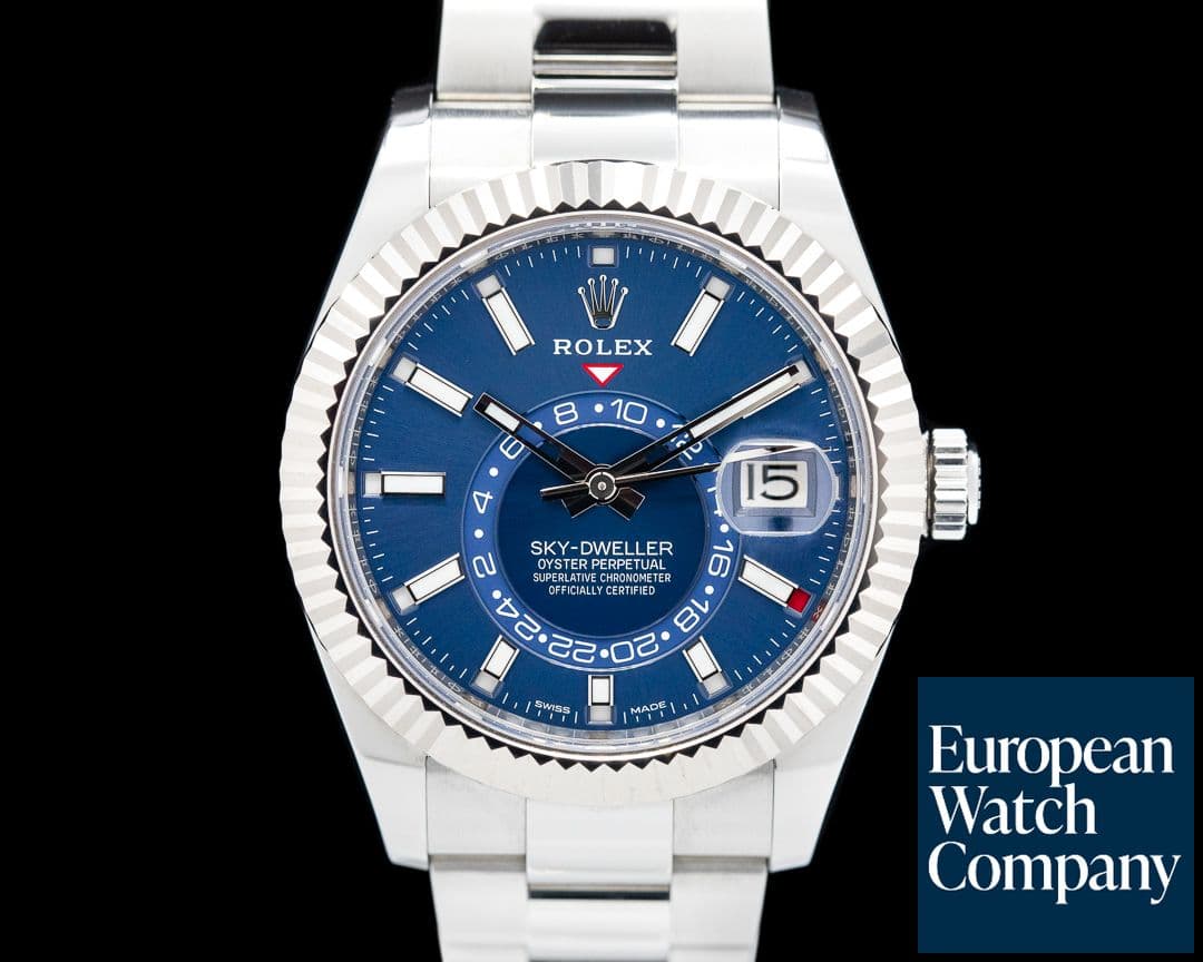 Image of Rolex Sky Dweller 326934 Steel Blue SS / Bracelet 2021