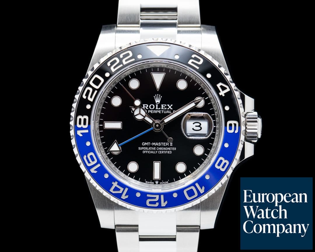 Image of Rolex GMT Master II 126710 Ceramic "Batman" SS / SS 2023 UNWORN