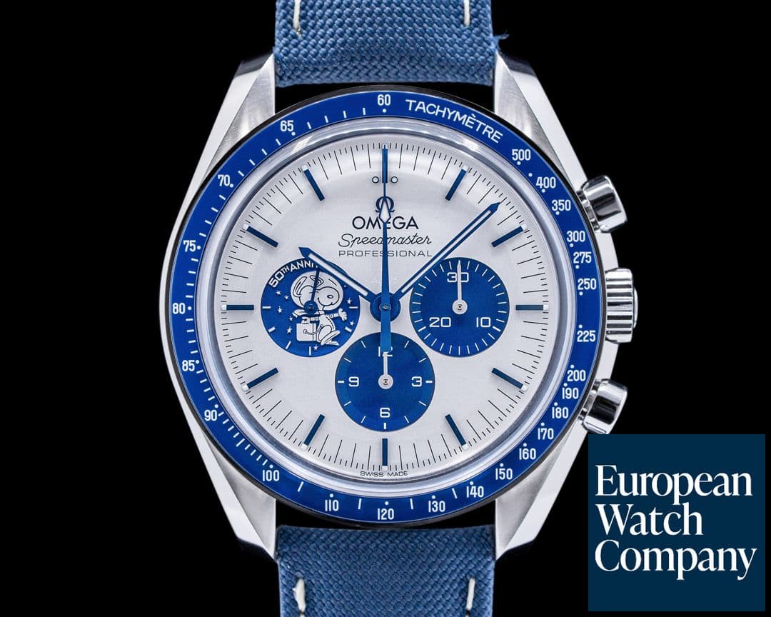 Image of Omega Speedmaster Silver Snoopy Award 50th Anniversary UNWORN