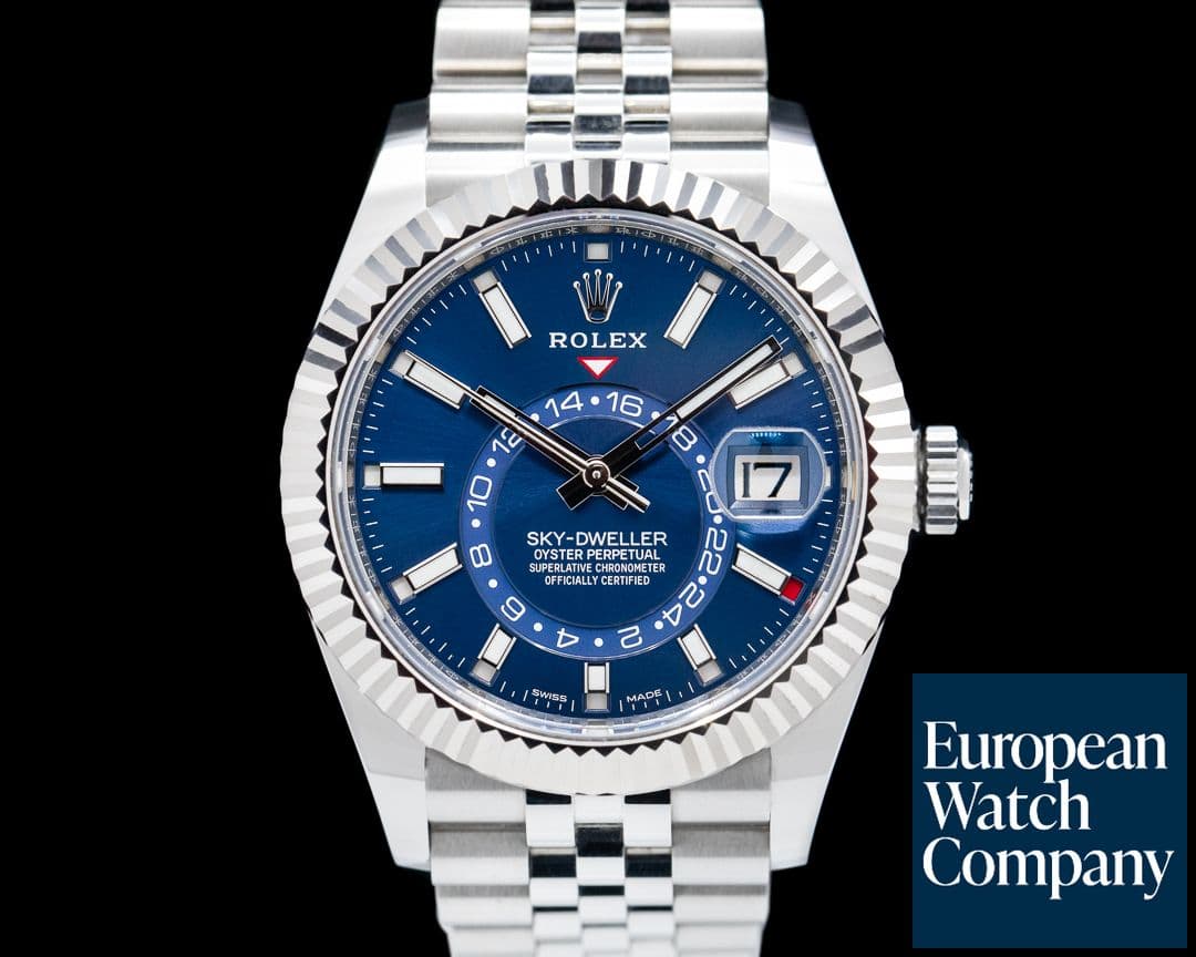 Image of Rolex Sky Dweller 326934 Steel Blue SS Jubilee 2022