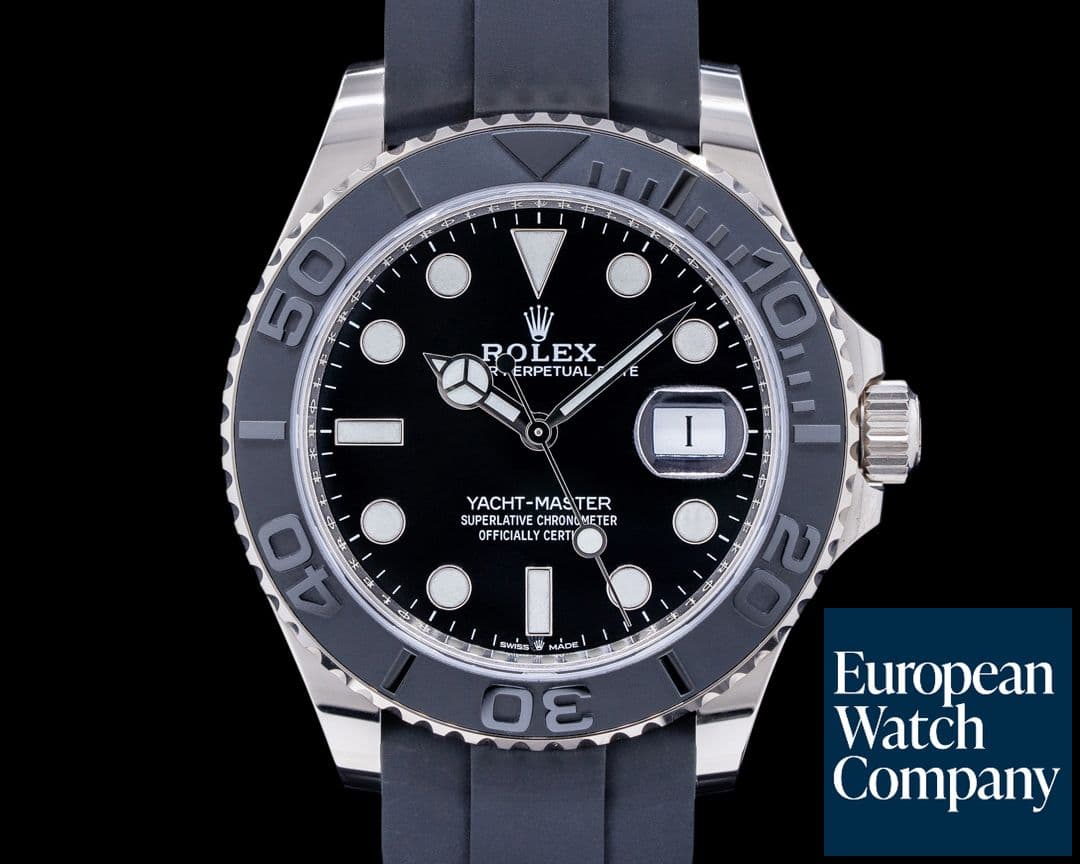 Image of Rolex Yacht Master 226659 18K White Gold / Rubber 42MM 2021