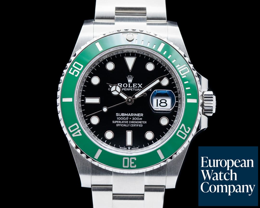 Image of Rolex Submariner Date 126610LV Kermit GREEN Ceramic Bezel 41MM 2023 UNWORN