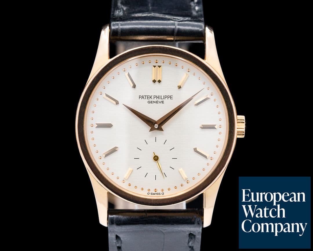 Image of Patek Philippe Calatrava 18K Rose Gold Manual Wind ORIGINAL CERTIFICATE