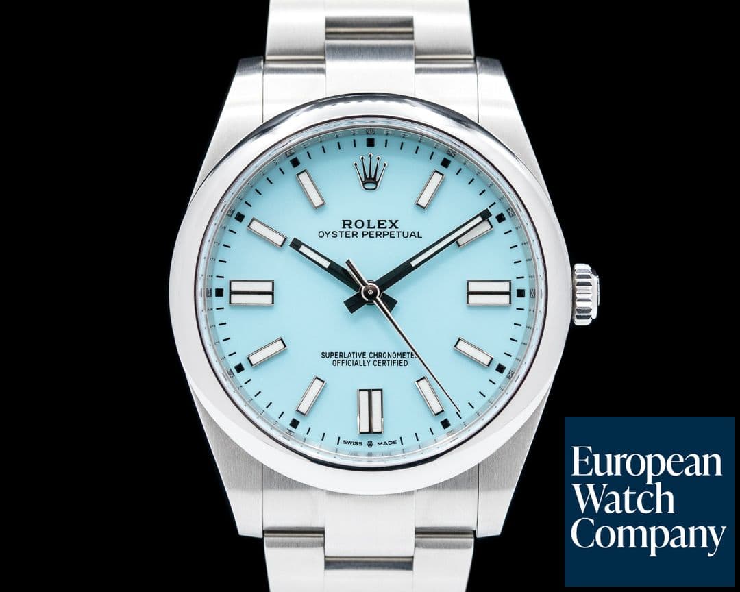 Image of Rolex Oyster Perpetual 124300 41mm SS / Turquoise "Tiffany" Dial