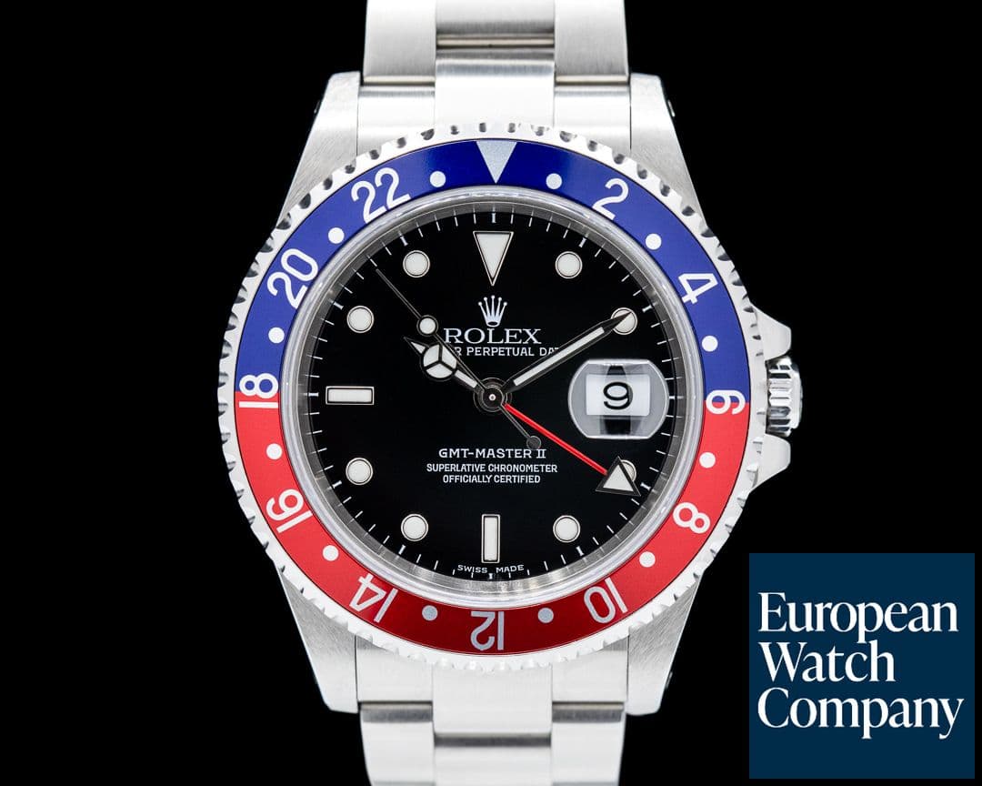 Image of Rolex GMT Master II SS Red / Blue Pepsi Bezel Super sharp