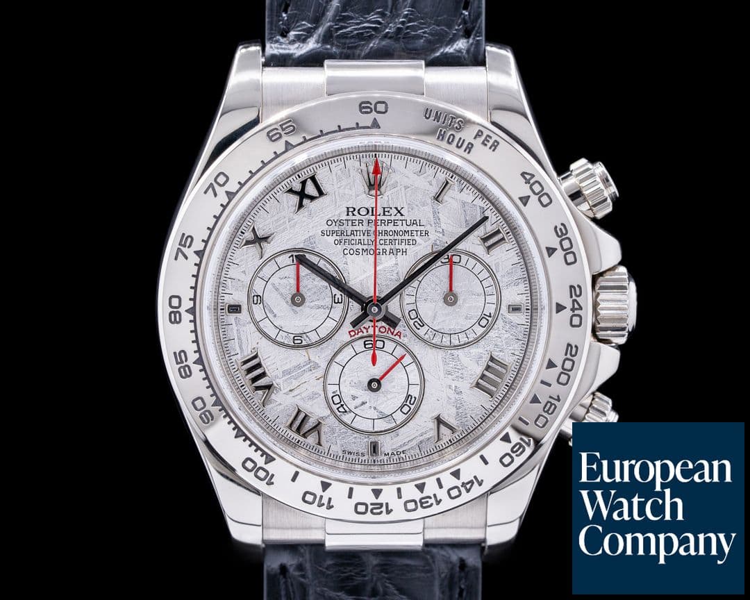 Image of Rolex Daytona 116519 18K White Gold / Meteorite
