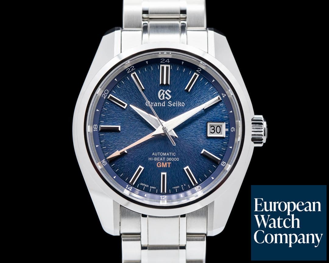 Image of Grand Seiko Heritage Hi-Beat 36000 GMT Blue Dial SS LIMITED EDITION