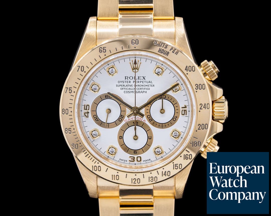 Image of Rolex 1999 Daytona Zenith White Diamond Dial A Series