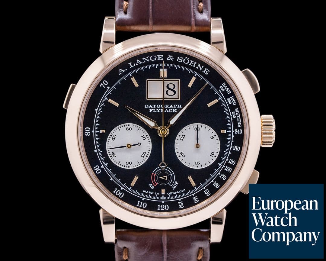 Image of A. Lange and Sohne Datograph Up / Down 18k Rose Gold 405.031 41MM ALS SERVICED