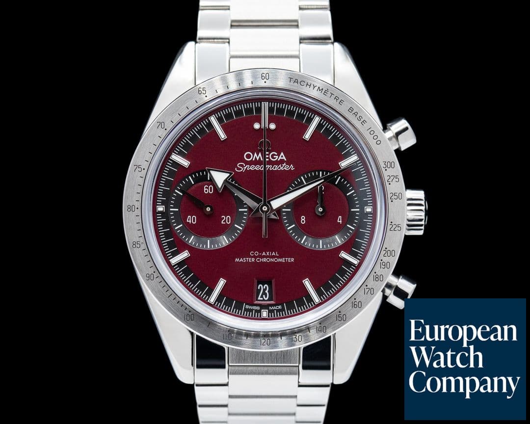 Image of Omega Speedmaster 57 Co-Axial SS Red Dial 2023 