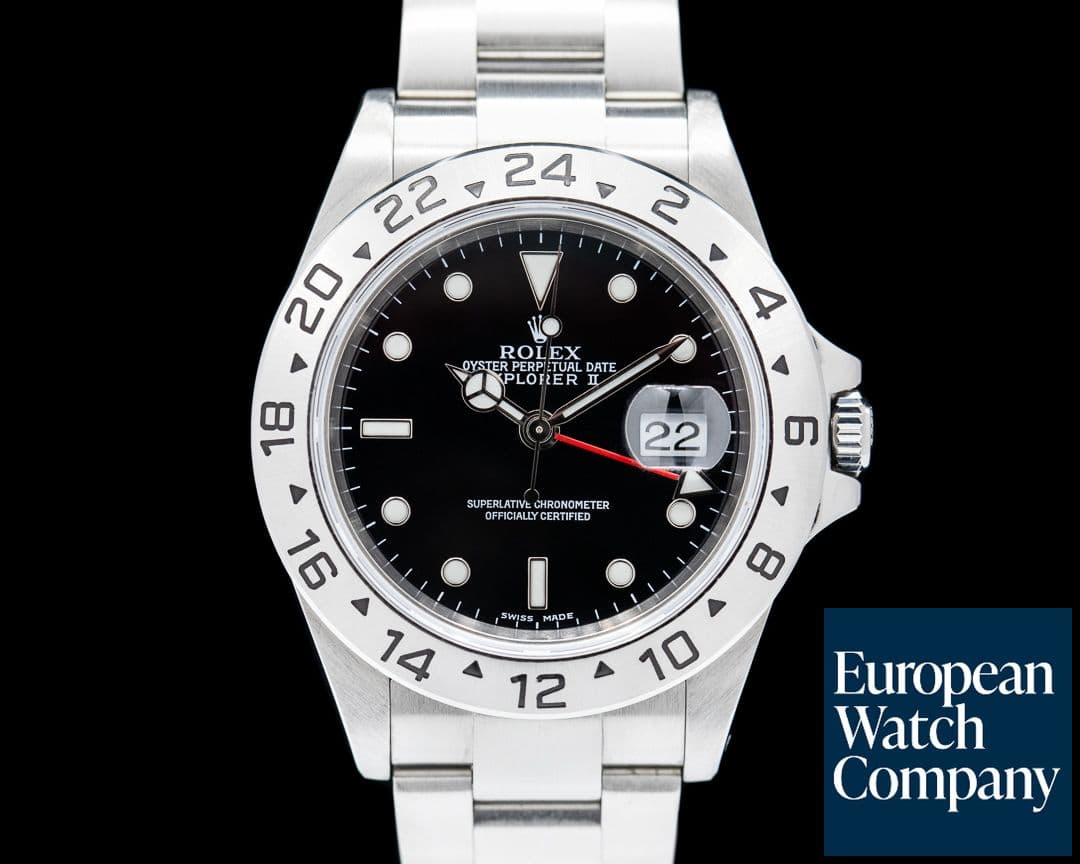 Image of Rolex Explorer II SS Black Dial 16570
