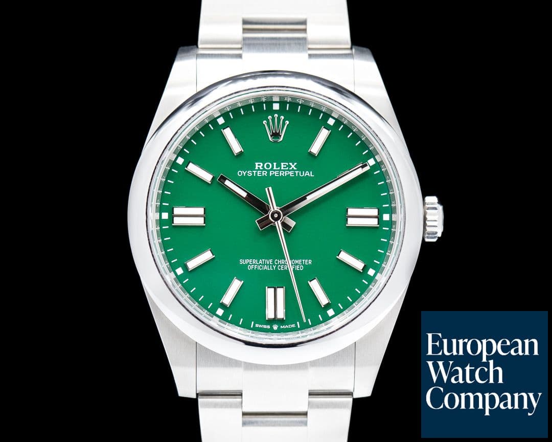 Image of Rolex Oyster Perpetual 124300 41mm SS / Green Dial 