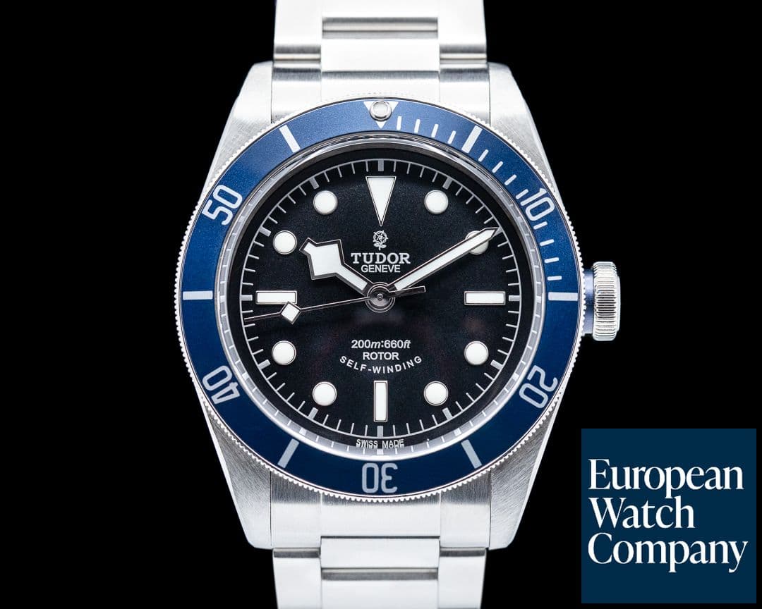 Image of Tudor Tudor Heritage Black Bay SS / SS Blue Bezel ROSE LOGO
