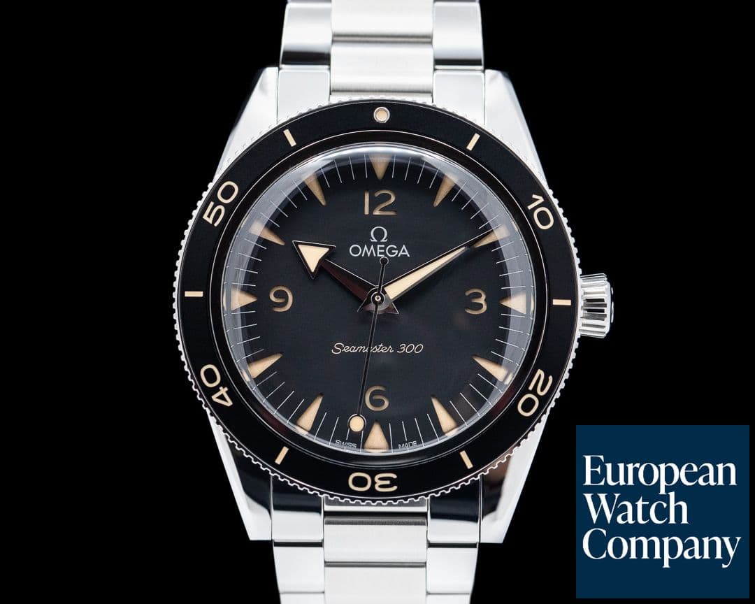 Image of Omega Omega SeaMaster 300M Black Dial Black Bezel Co-Axial 41MM