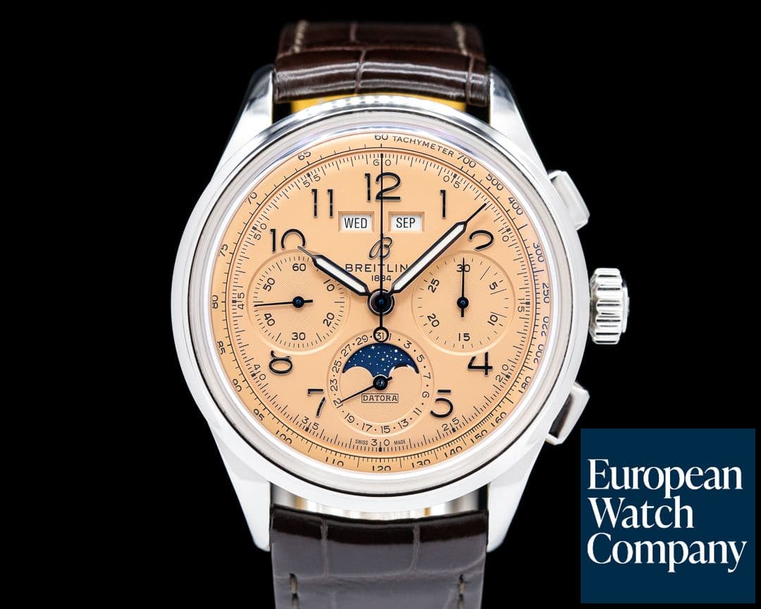 Image of Breitling Premier B25 Datora Salmon Dial 
