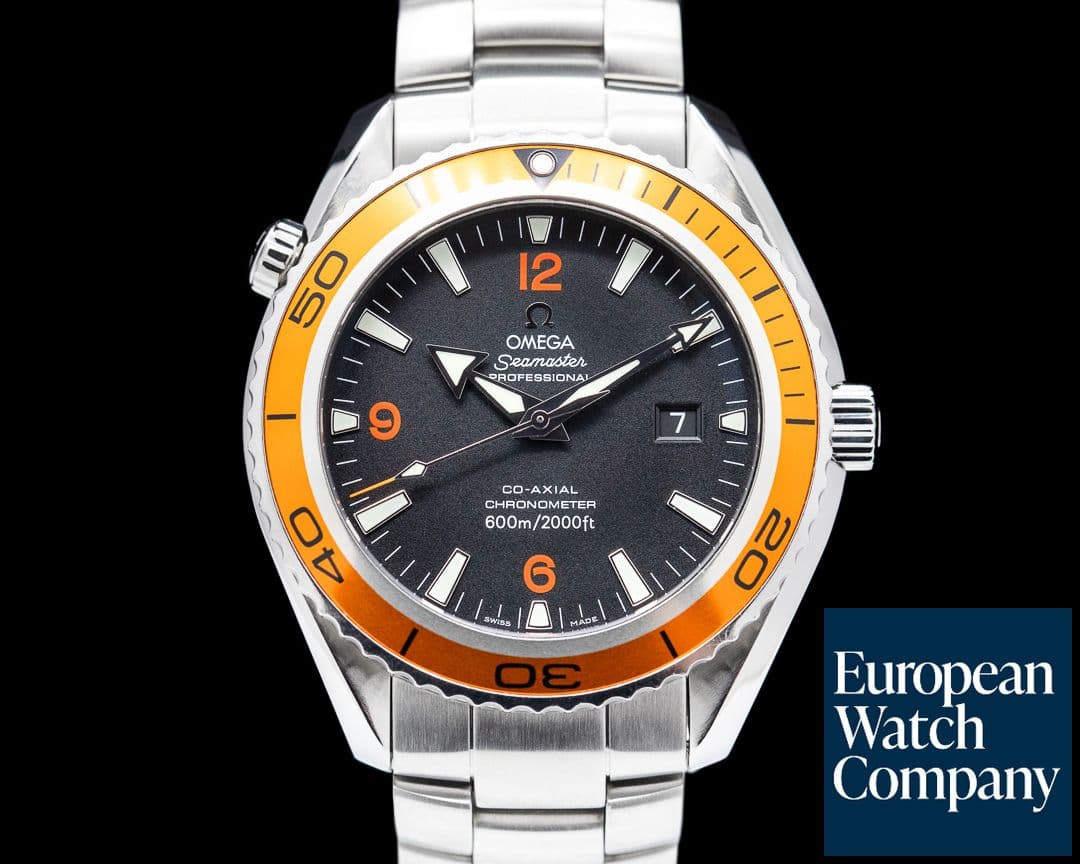 Image of Omega Seamaster Planet Ocean Co-Axial Orange Bezel 45.5MM