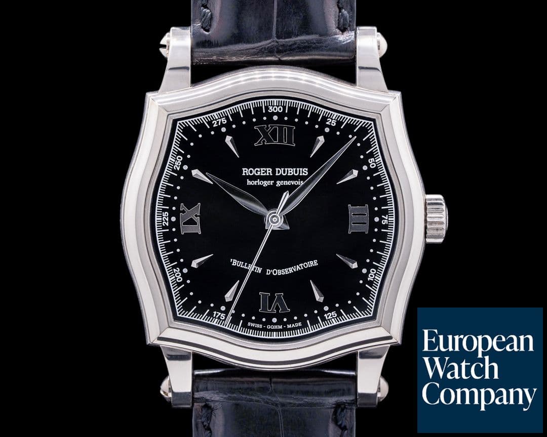 Image of Roger Dubuis Sympathie S37 18K White Gold Black Dial RARE