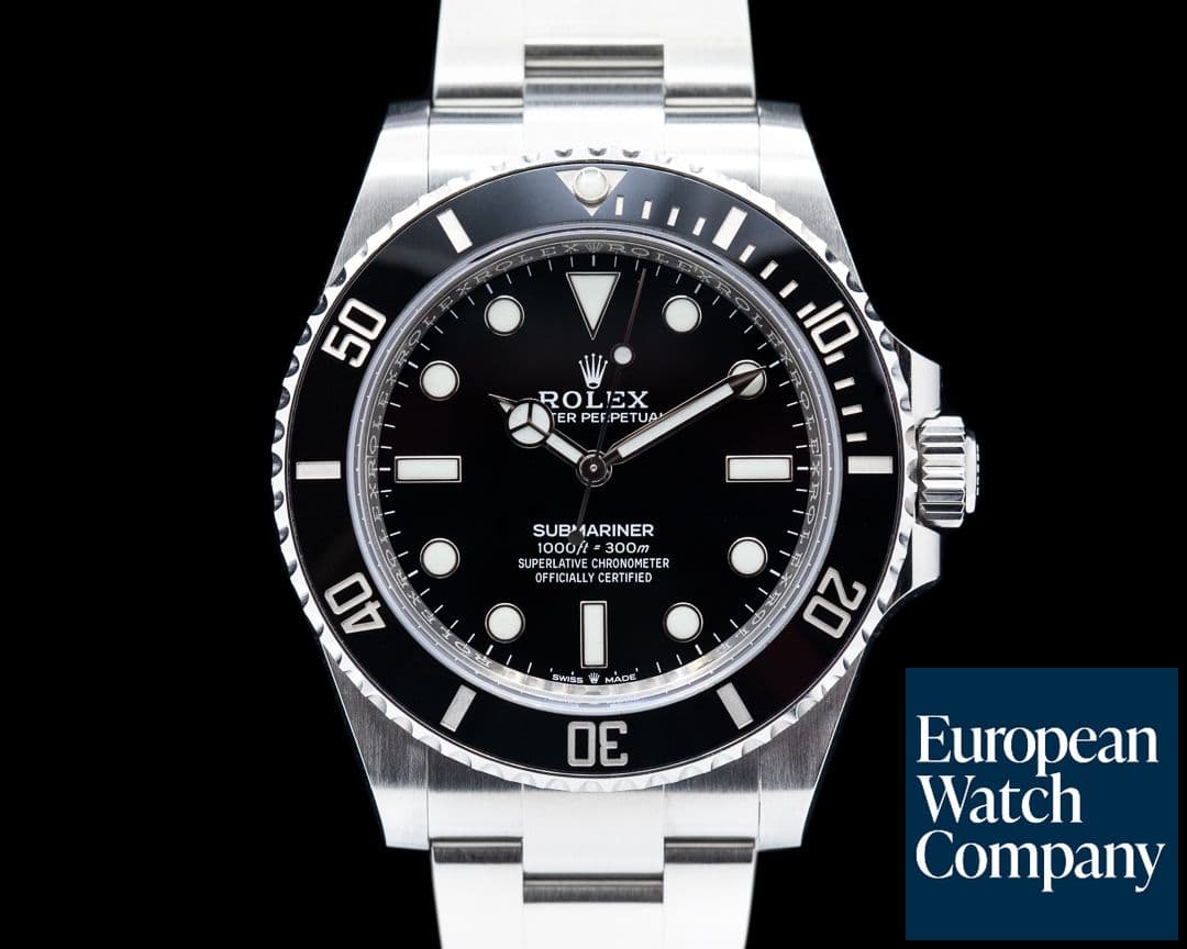 Image of Rolex Submariner 124060 No Date Ceramic Bezel 41MM 2021