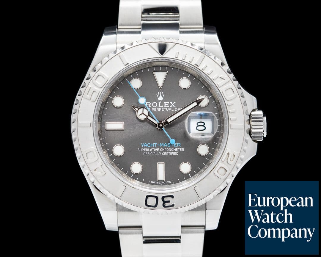 Image of Rolex Yacht Master SS Rhodium Dial / Platinum Bezel