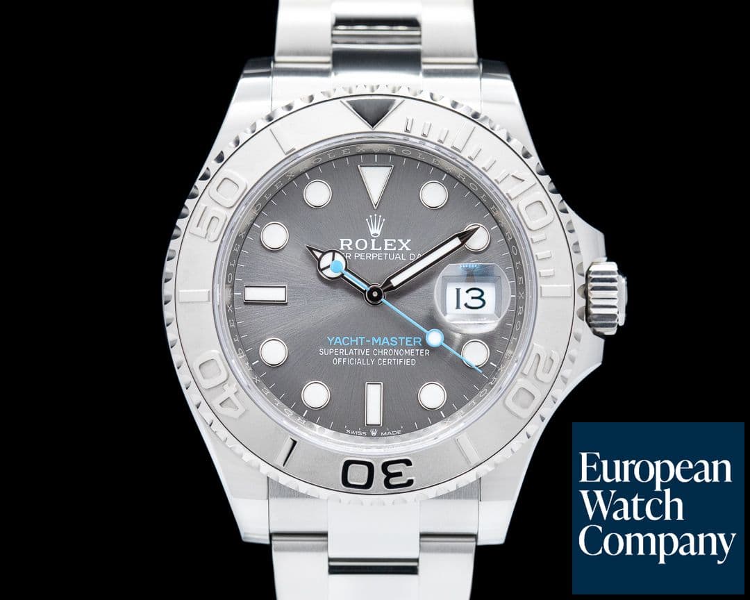 Image of Rolex Yacht Master SS Dark Rhodium Dial / Platinum Bezel 2023