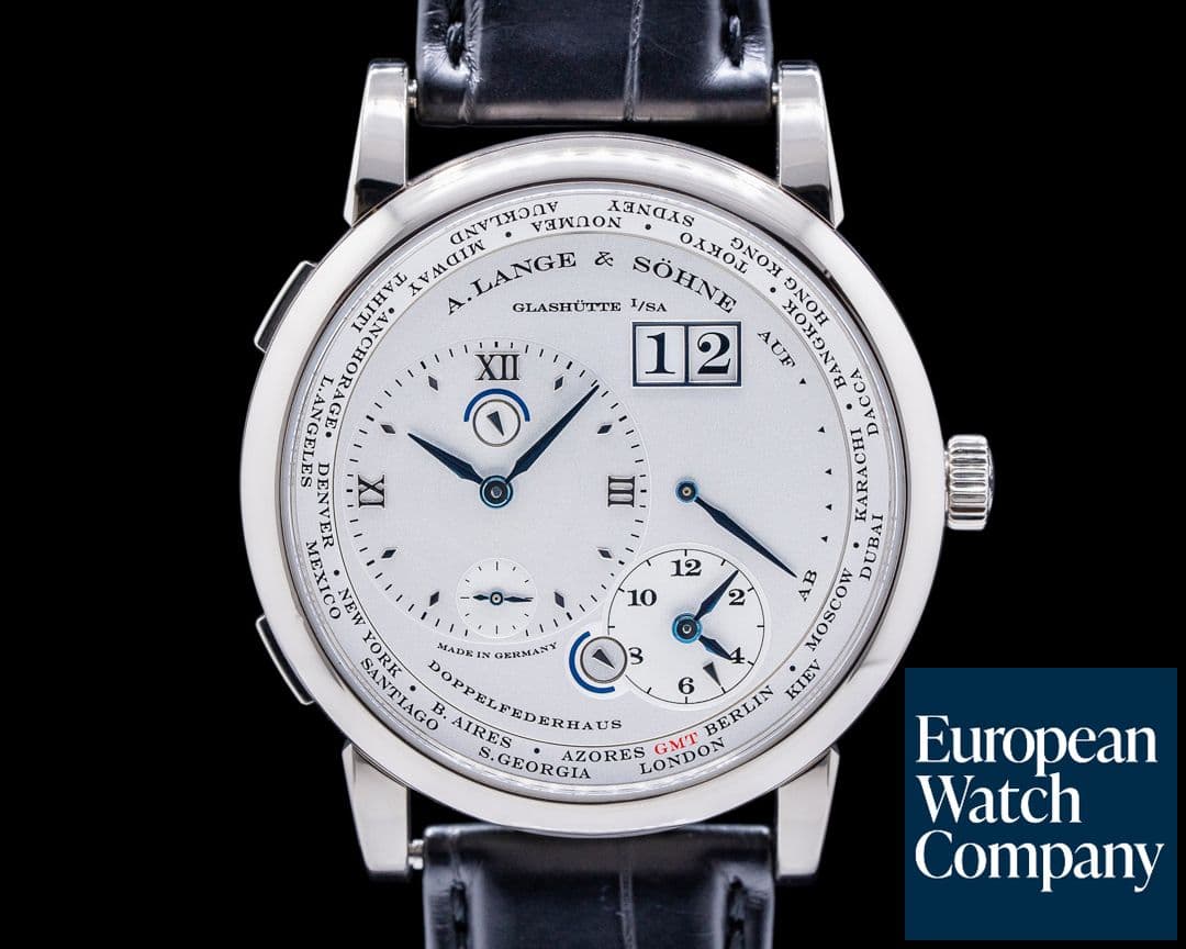 Image of A. Lange and Sohne Lange 1 116.026 Time Zone 18K White Gold Buenos Aires Limited Edition