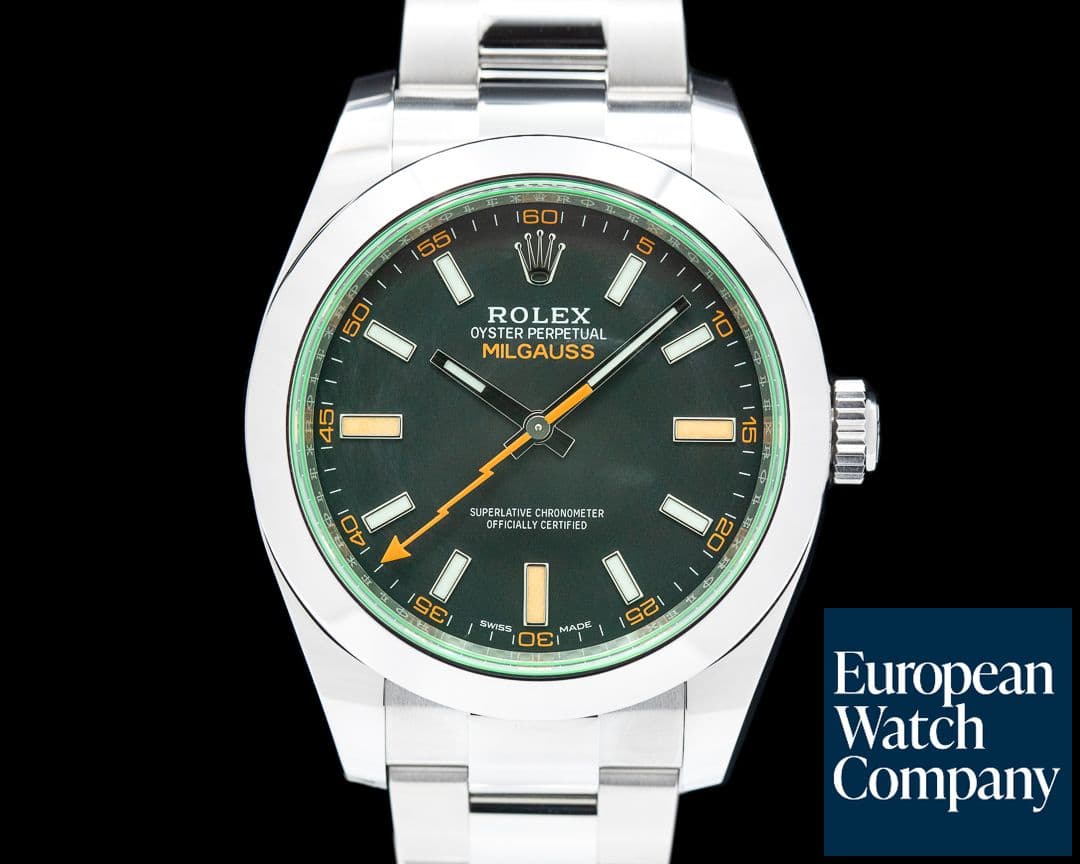 Image of Rolex Milgauss 116400GV Green Crystal Edition 2022 Unworn