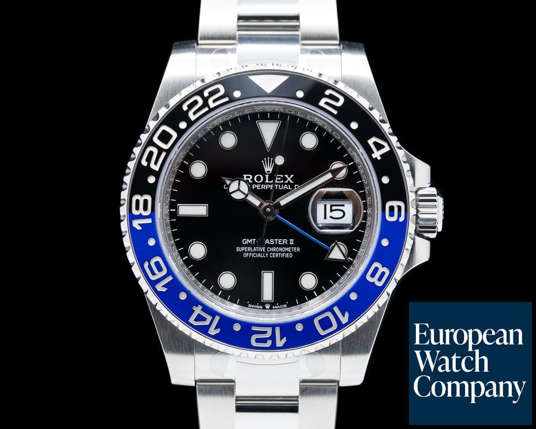 Image of Rolex GMT Master II 126710 Ceramic "Batman" SS / Oyster 2022 UNWORN