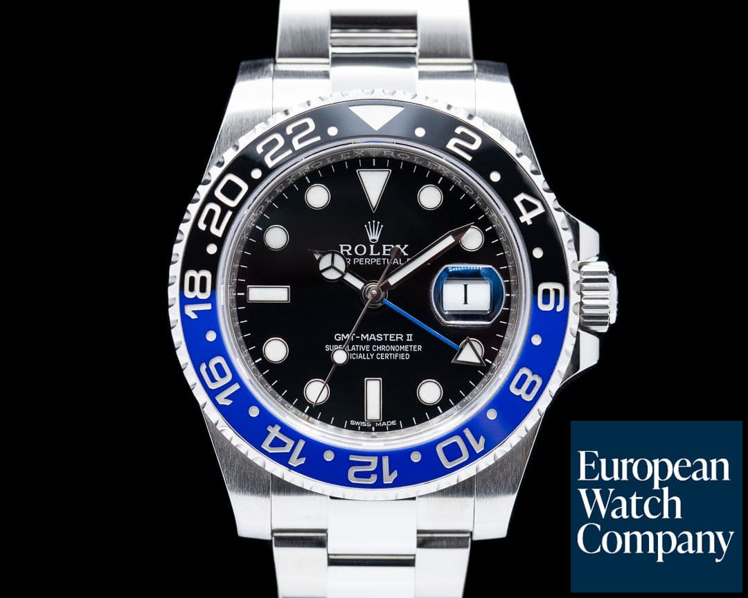 Image of Rolex GMT Master II 116710 Ceramic "Batman" SS