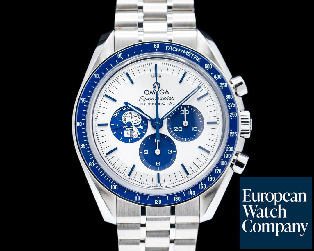 Image of Omega Speedmaster Silver Snoopy Award 50th Anniversary 