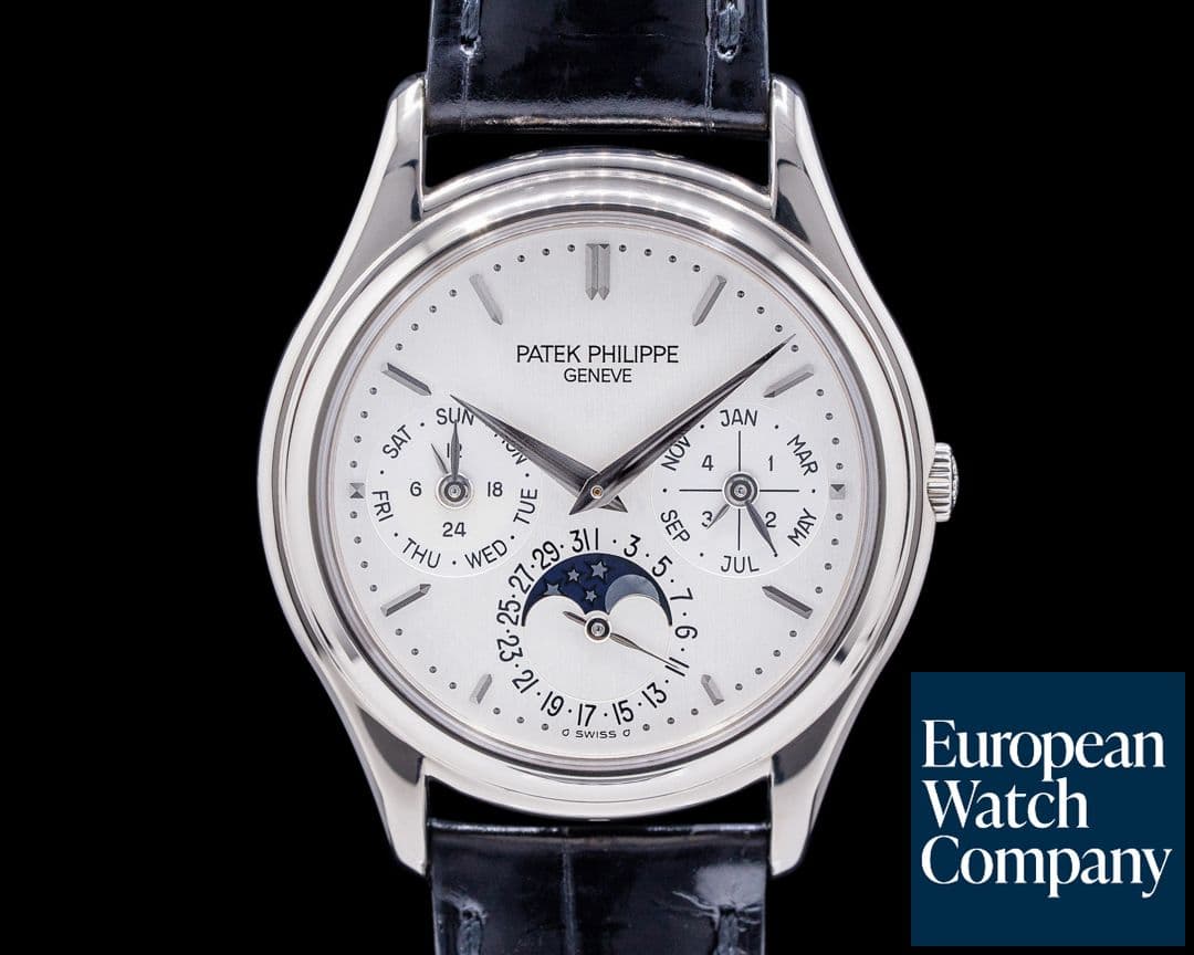 Image of Patek Philippe Perpetual Calendar 18K White Gold 3940G FULL SET
